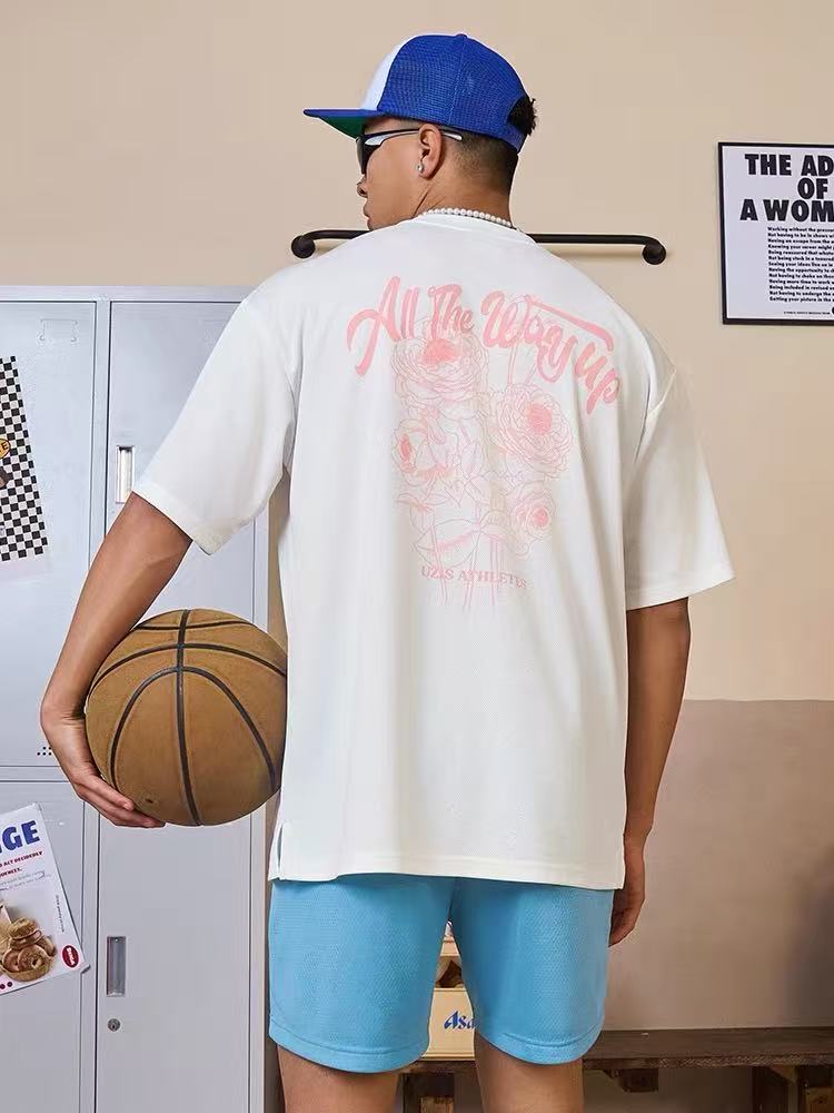 UZIS "All The Way Up" Floral Motivation T-Shirt