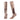 Knee High Merino Wool Ski Socks for women | Hexagonal Grid Pattern