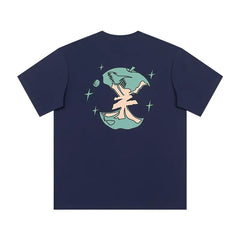 Uzis Apple Basketball Art T-Shirt | Urban Streetwear